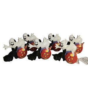 Halloween Napkin Rings Black Cat Ghost Pumpkin Set Of Six Kemp & Beatley